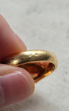 Antique Early 1900s French 18K Gold Diamond Ring: Old Mine Cut, 1.35 CT, Size 9-9.25