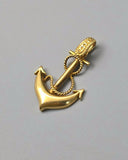 Vintage 18K Gold Anchor Charm/Pendant, Lucky Charm, Protection Talisman