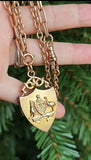 Antique Early 1900s 9KT 9CT Australian Crest/Shield Shape Locket, Gift for Her