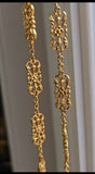 Antique Edwardian 14k Filigree Sautoir Long Chain Necklace, 32.25" | Early 1900s