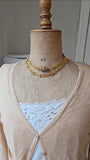 Antique Edwardian 14k Filigree Sautoir Necklace, 32.25"
