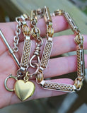 Antique Late Victorian Petite Charm Size 14K Solid Gold Heart Locket, No Monogram, Circa 1900, Gift for Her