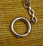 Large Size Antique Krementz Gold Filled Bolt Clasp, Chain Connector Extender, Charm Holder, Watch Chain Parts