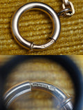 Large Size Antique Krementz Gold Filled Bolt Clasp, Chain Connector Extender, Charm Holder, Watch Chain Parts