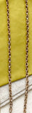 Antique Victorian 17" Gold Filled Ornate Heavy Gauge Interlocking Link Collar Chain, Gift for Her