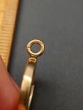 Antique Large Size Gold Filled Bolt Clasp: Watch Chain Parts, Charm Holder