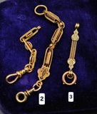 Antique 10k-14K Gold Swivel Dog Clip Chain Extender, Findings, Charm Holder, Gift for Her