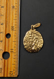 Vintage 14K Gold Sagittarius Zodiac Horoscope Charm Pendant, Lucky Charm