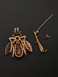 [Sold via Layaway] Antique Late 19th Century Victorian French 18K Gold Silver Bee Brooch Pendant