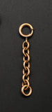 Antique Gold Filled Bolt Clasp, Watch Chain Fob Part, Chain Connector, Charm Holder