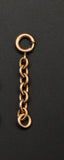 Antique Gold Filled Bolt Clasp, Watch Chain Fob Part, Chain Connector, Charm Holder