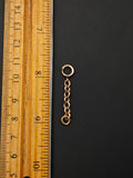 Antique Gold Filled Bolt Clasp, Watch Chain Fob Part, Chain Connector, Charm Holder