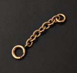Antique Gold Filled Bolt Clasp, Watch Chain Fob Part, Chain Connector, Charm Holder