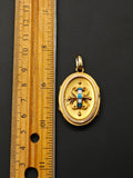 Victorian Etruscan Revival 14k Locket- Circa 1880s