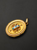 Victorian Etruscan Revival 14k Locket- Circa 1880s