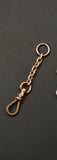 Antique 10k Solid Gold Swivel Dog Clip Extender, Watch Chain Fob Part