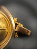 Vintage French 18K Gold Madonna Virgin Mary Medal Medallion Pendant, Religious Protection Charm