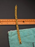 Authentic Vintage Tiffany & Co. 18k Yellow Gold Bamboo Link Bracelet, Tiffany and Co, 7"