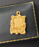 [Sold via Layaway]Antique Art Nouveau French 18k Repoussé Gibson Girl Rectangular Slide Locket, Gift for Her
