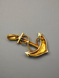 Vintage 18K Gold Anchor Charm/Pendant, Lucky Charm, Protection Talisman