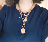 Antique 1918 Mexican 20 Peso Gold Coin Pendant in 10K Bezel