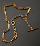 Antique Gold Filled Bolt Clasp, Watch Chain Fob Part, Chain Connector, Charm Holder