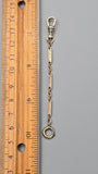 Antique Gold Filled Swivel Dog Clip Bolt Clasp Set, Chain Connector Extender, Charm Holder, Old Findings, Watch Chain Fob Parts