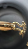 Vintage 14K Gold Sagittarius Zodiac Horoscope Charm Pendant, Lucky Charm