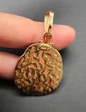 Vintage 14K Gold Sagittarius Zodiac Horoscope Charm Pendant, Lucky Charm