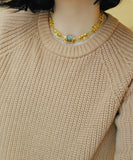 Antique Edwardian 14k Filigree Sautoir Necklace, 32.25"