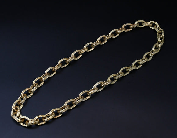 Vintage Gold Chain Clasp Necklace – erinknightdesigns