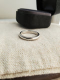 Estate Tiffany & Co Platinum Milgrain Wedding Band Ring, Engraved Carved Band Ring, Original Ring Box, Size 6.75