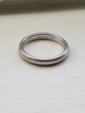 Estate Tiffany & Co Platinum Milgrain Wedding Band Ring, Engraved Carved Band Ring, Original Ring Box, Size 6.75