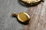 Antique Victorian Etruscan Revival 14K Solid Gold Oval Locket, Ornate Metal Work,  Circa 1880s