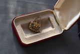 Rare Antique Georgian Regency 15K Regard Acrostic Ruby Emerald Garnet Amethyst Diamond Purse Photo Locket, Early 19th Century