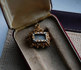 Rare Antique 17th Century High Karat Gold Spanish Enamel Devotional Reliquary Locket Pendant, Ancient Renaissance Jewelry